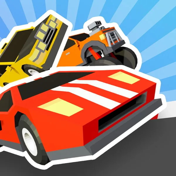 Crazy Road Trip game art